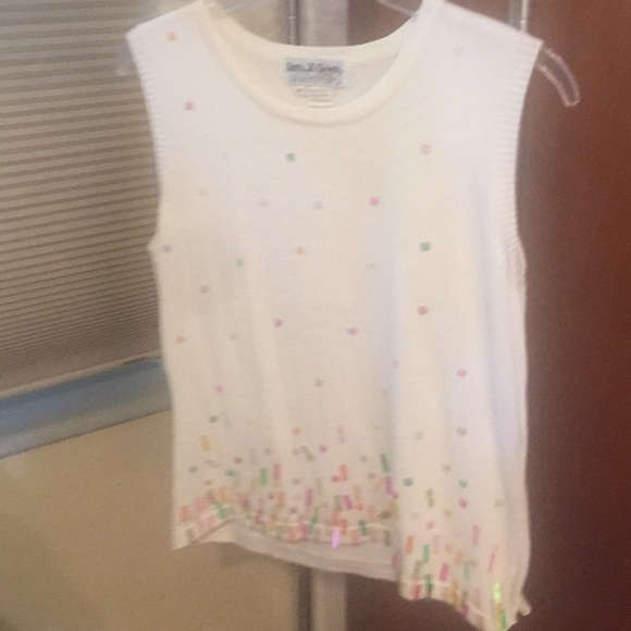 NWT Jack B . Quiek M white Cardigan and Tank Set - Picture 3 of 8